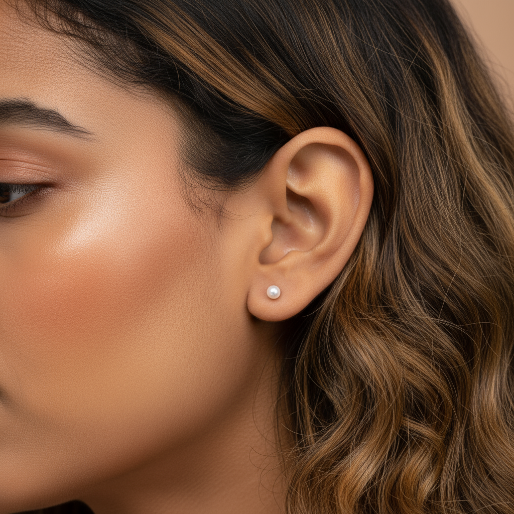 Mukta- Small pearl earrings