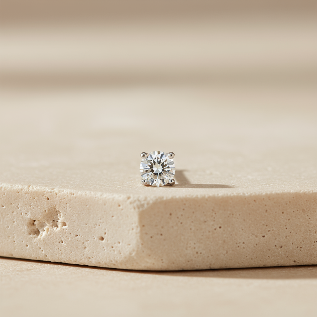 Yamini- American-diamond studded silver earrings