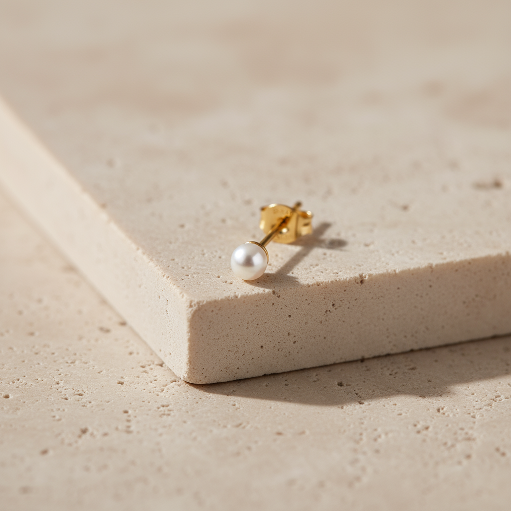 Mukta- Small pearl earrings